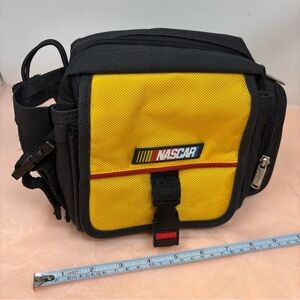 NASCAR Yellow and Black Men's Bag used good condition 🏎️
